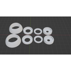 InMoov Robotic Eyes mechanism _ Eye Ball Full in fill 15%