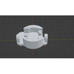InMoov Robotic Eyes mechanism _ Eye Ball Support Hercule Left fill 15%