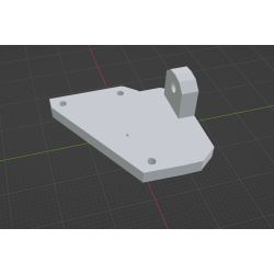 InMoov Robotic Eyes mechanism _ Eye Plate Right fill 15%