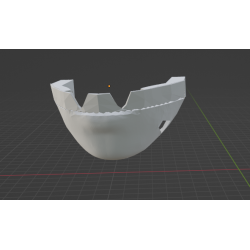 InMoov Robotic Face  and  Jaw _  Jaw fill 15%