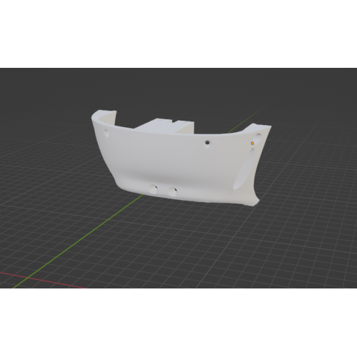 InMoov Robotic Face and  Jaw _ Low Back fill 15%