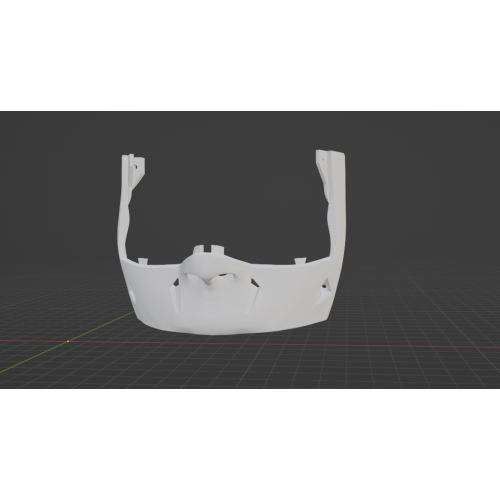 InMoov Robotic Face and  Jaw _ Top Mouth fill 15%