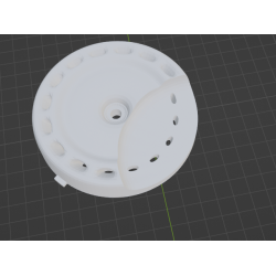 InMoov Robotic Skull and Ears _ Ear Left 1 fill 15%