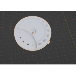 InMoov Robotic Skull and Ears _ Ear Right 1 fill 15%