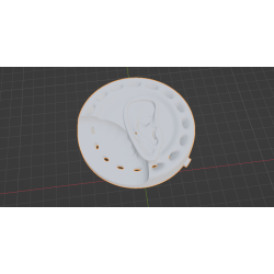 InMoov Robotic Skull and Ears _ Ear Right 2 fill 15%