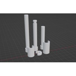 InMoov Robotic Left Hand _ Bolt entretoise ( Bolt spacer ) fill 15%