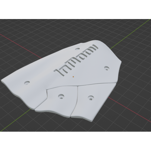 InMoov Robot Left Hand _ left top surface in fill 90%