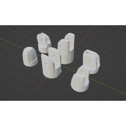 InMoov Robot Left Hand _ Ring finger In fill 15%