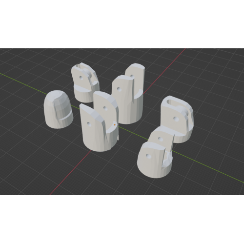InMoov Robot Left Hand _ Ring finger In fill 15%