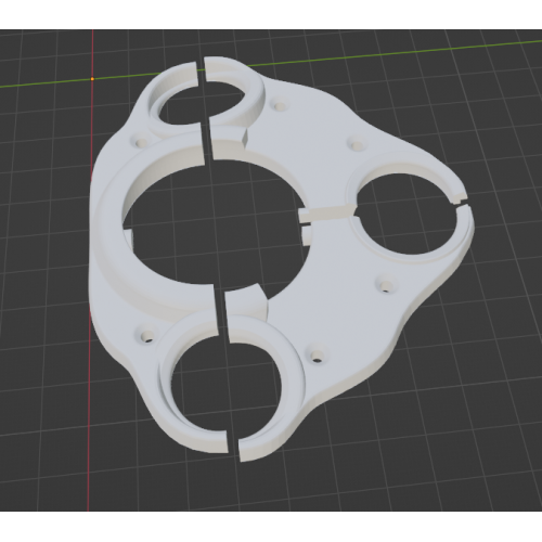 InMoov Robot Neck _ Neck Plate in fill 15%