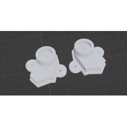 InMoov Robot Neck _ Neck Servo Pivot in fill 15%