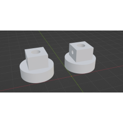InMoov Robot Neck _ Piston Base Side in fill 15%