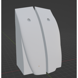 InMoov Robot Chest _ Bottom Chest in fill 15%