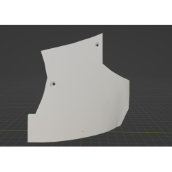 InMoov Robot Chest _ Chest Left in fill 15%