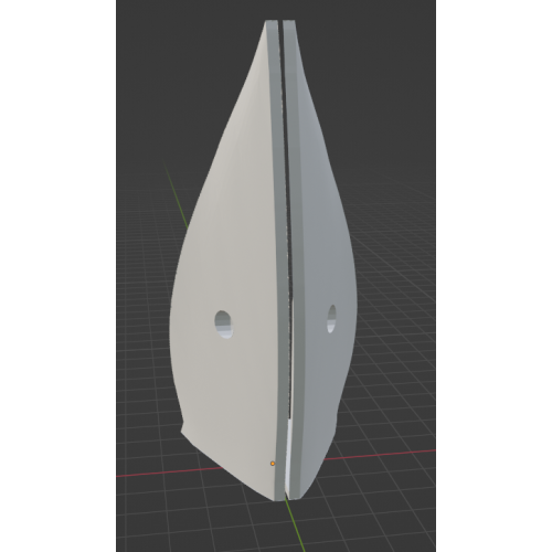 InMoov Robot Chest _  Chest Top in fill 90%