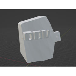 InMoov Robot Chest _ Word InMoov Left part in fill 15%