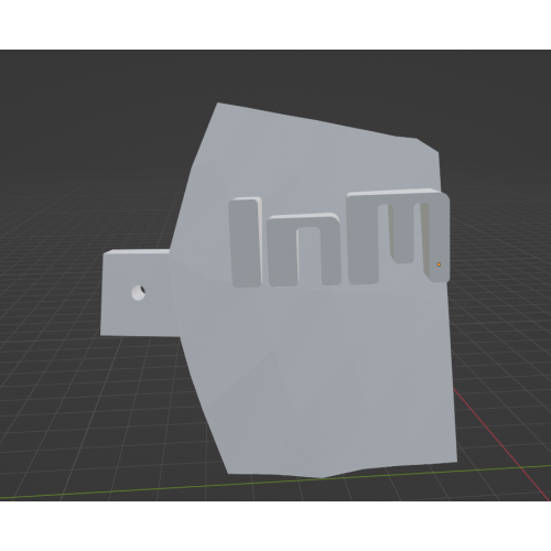 InMoov Robot Chest _ Word InMoov Right part in fill 15%