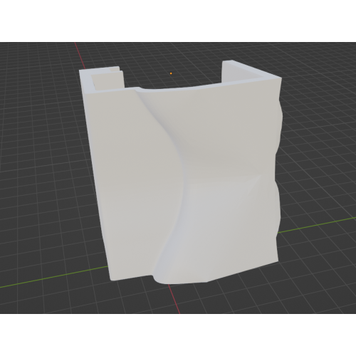 InMoov Robot Chest _ Middle Chest  in fill 15%