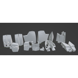 InMoov Robot Chest in fill 15%