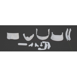 InMoov Robotic Face - and Jaw in fill 90%