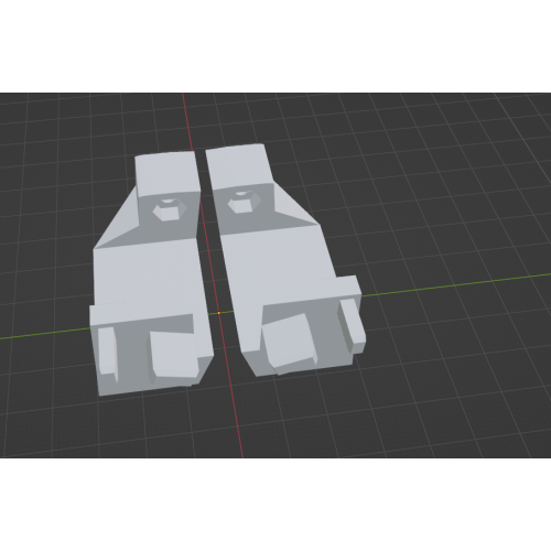 InMoov Robot Back _ Back Clavi Holder in fill 15%