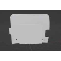 InMoov Robot Back _ Back Door Left in fill 15%