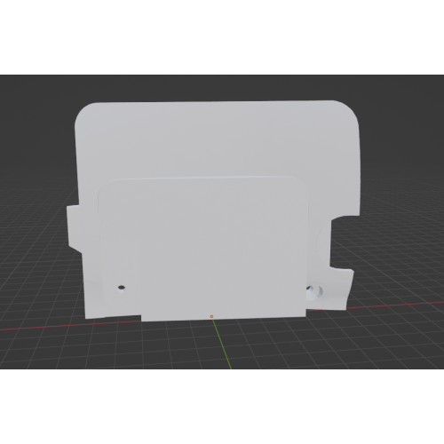 InMoov Robot Back _ Back Door Left in fill 15%