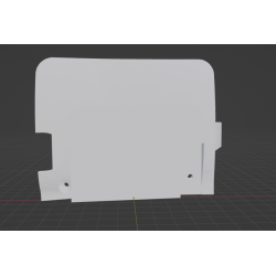 InMoov Robot Back _ Back Door Right in fill 15%