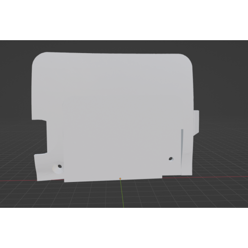 InMoov Robot Back _ Back Door Right in fill 15%
