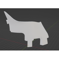 InMoov Robot Back _ Back Hips Left in fill 15%