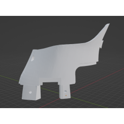 InMoov Robot Back _ Back Hips Right in fill 15%