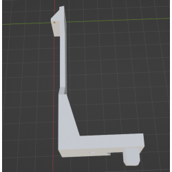 InMoov Robot Back _ Back Holder Center Right in fill 15%