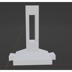 InMoov Robot Back _ Back Holder Center in fill 15%