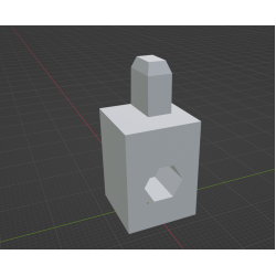 InMoov Robot Back _ Back Holder Low Left in fill 15%