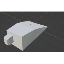 InMoov Robot Back _ Back Side Holder Right in fill 15%