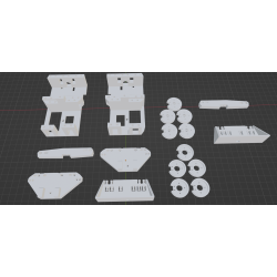 InMoov Robot Forearm and Servo Bed in fill 15%