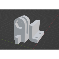 InMoov Robot Shoulder Left Piv Pot holder in fill 15%