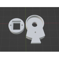 InMoov Robot Shoulder Piv Potentio Square in fill 15%