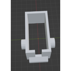 InMoov Robot Shoulder servo Holster in fill 15%