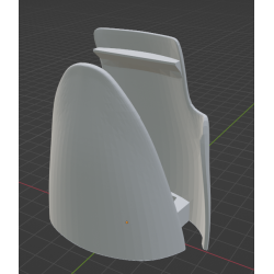 InMoov Robot Bicep arm top cover 2 in fill 15%