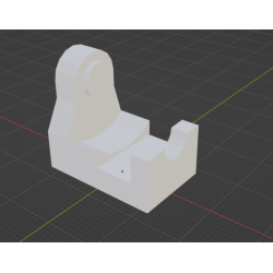 InMoov Robot Bicep gear Holder in fill 90%