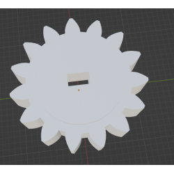 InMoov Robot Bicep gear potentio in fill 15%