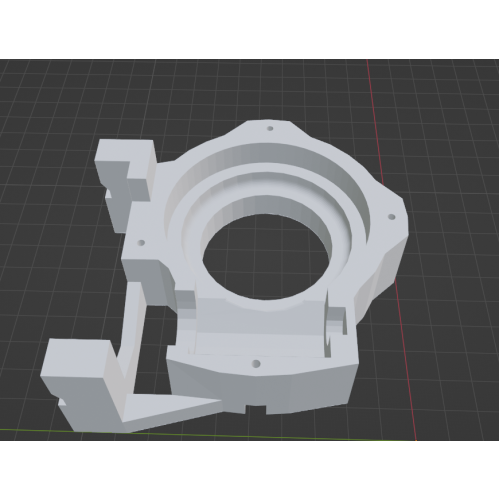 InMoov Robot Bicep Left Rot center in fill 90%
