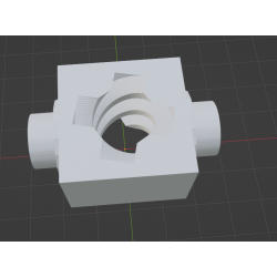 InMoov Robot Bicep Piston base anti in fill 15%