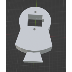 InMoov Robot Bicep Piv Potentio Square in fill 15%