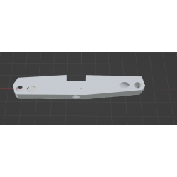 InMoov Robot Forearm and Servo Bed _ Left Rob Cable Back in fill 15%
