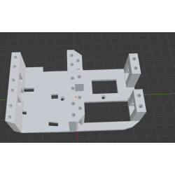 InMoov Robot Forearm and Servo Bed _ Left Rob Servo Bed in fill 15%