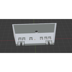 InMoov Robot Forearm and Servo Bed _ Left Tensioner in fill 90%