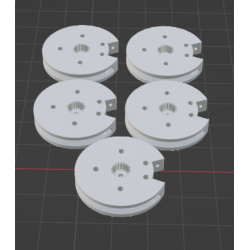 InMoov Robot Forearm and Servo Bed _ Rob Ring in fill 90%