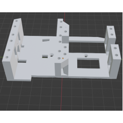 InMoov Robot Forearm and Servo Bed _ Rob Servo Bed in fill 15%
